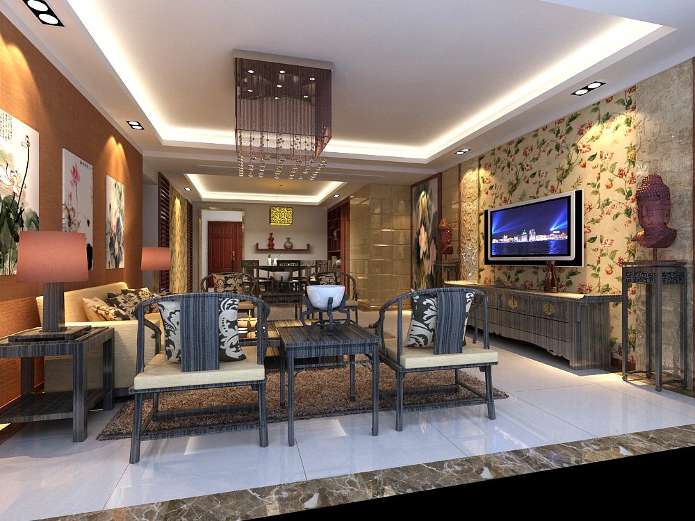3d home 1070 3D Model .c4d .max .obj .3ds .fbx .stl .blend 