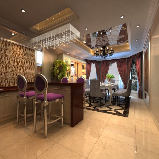 3d home 1082 3D Model .c4d .max .obj .3ds .fbx .stl .blend 