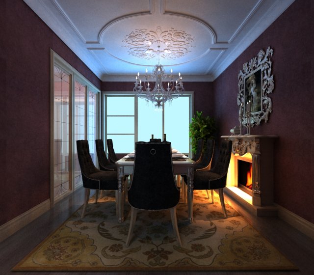 3d home 1091 3D 모델 .c4d .max .obj .3ds .fbx .stl .blend 