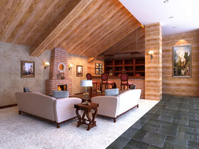 3d home 1095 Model 3D .c4d .max .obj .3ds .fbx .stl .blend