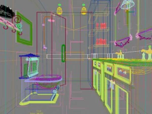 3d home 1100 3D Model