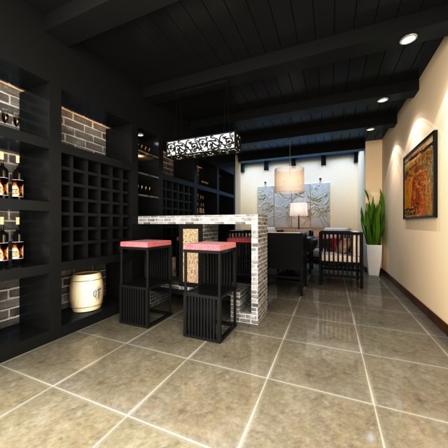 3d home 1118 Modello 3D .c4d .max .obj .3ds .fbx .stl .blend 