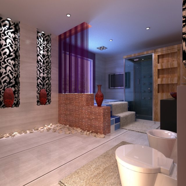 3d home 1121 3D Модель .c4d .max .obj .3ds .fbx .stl .blend 