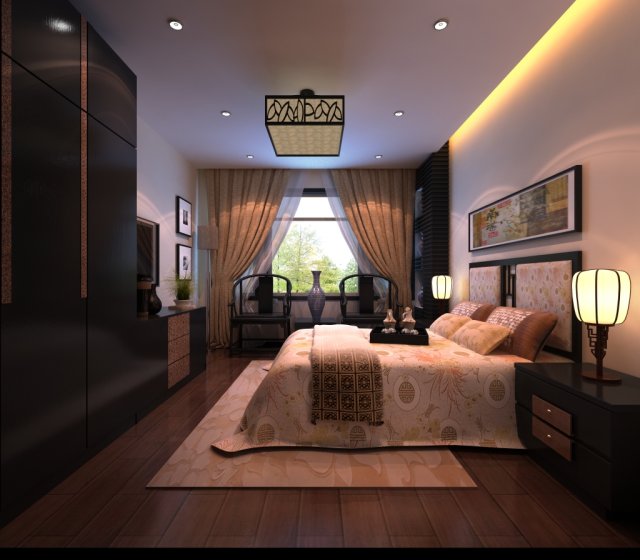 3d home 1124 3D Model .c4d .max .obj .3ds .fbx .stl .blend 
