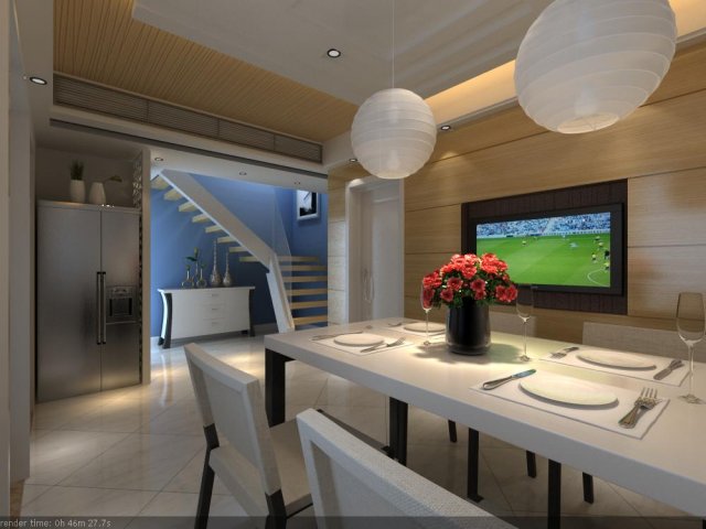 3d home 1130 3D Model .c4d .max .obj .3ds .fbx .stl .blend 