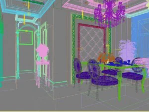 3d home 1184 3D Model