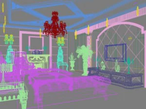 3d home 1185 3D Model
