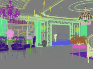 3d home 1194 3D Model