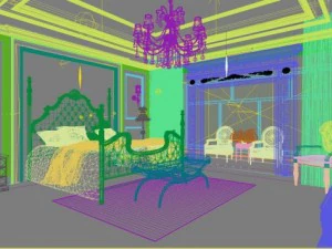 3d home 1195 3D Model