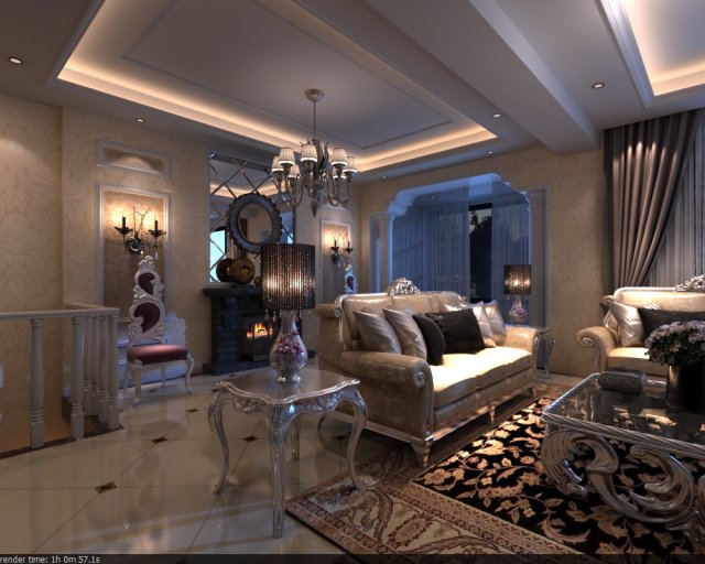 3d home 1197 Model 3D .c4d .max .obj .3ds .fbx .stl .blend 