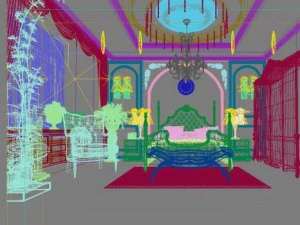 3d home 1198 3D Model