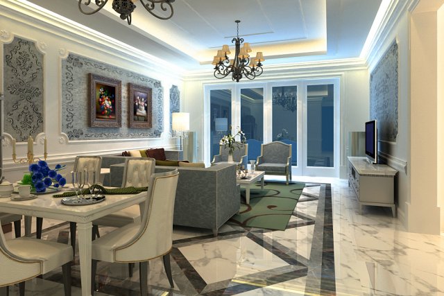 3d home 1215 Modèle 3D .c4d .max .obj .3ds .fbx .stl .blend 