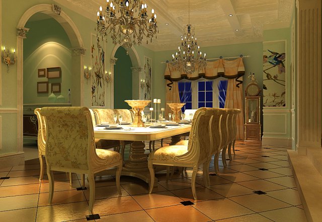 3d home 1219 Modelo 3D .c4d .max .obj .3ds .fbx .stl .blend 