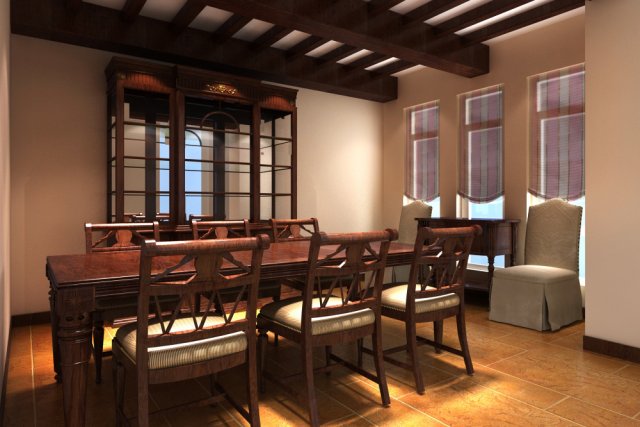 3d home 1222 3D 모델 .c4d .max .obj .3ds .fbx .stl .blend 