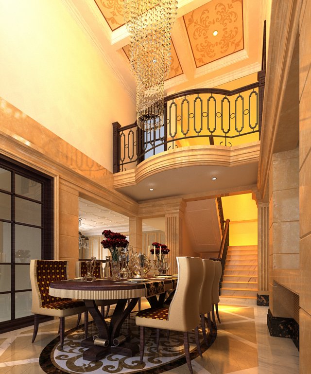 3d home 1229 3D Model .c4d .max .obj .3ds .fbx .stl .blend 