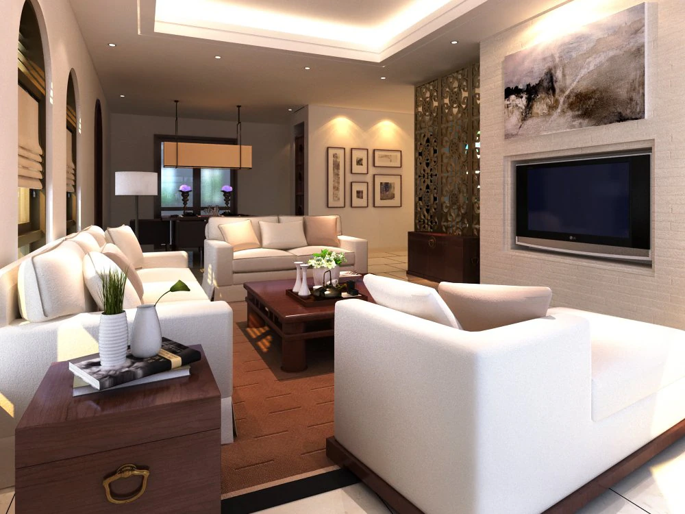 3d home 1236 3D Model .c4d .max .obj .3ds .fbx .stl .blend 