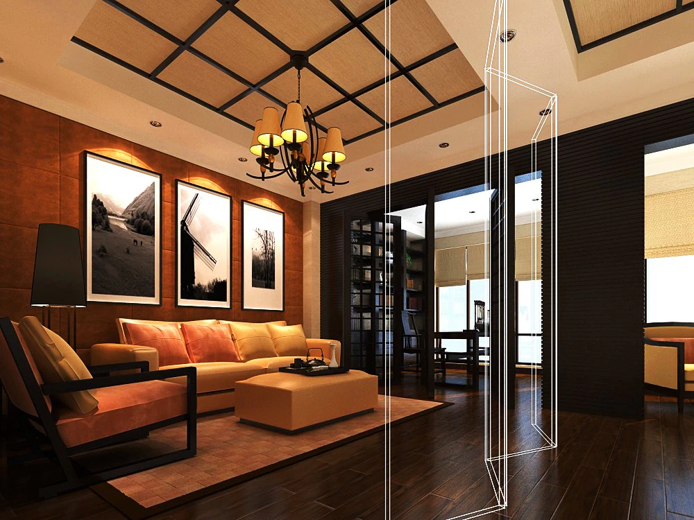 3d home 1243 3D Model .c4d .max .obj .3ds .fbx .stl .blend 