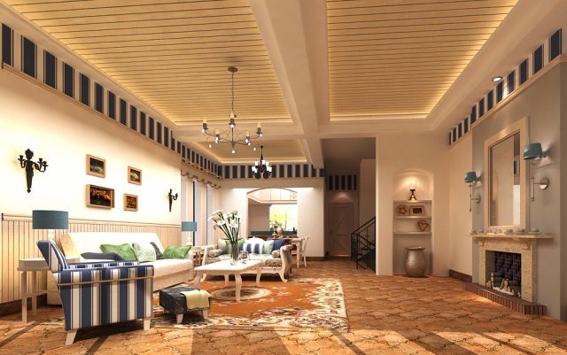 3d home 1245 3D 모델 .c4d .max .obj .3ds .fbx .stl .blend 