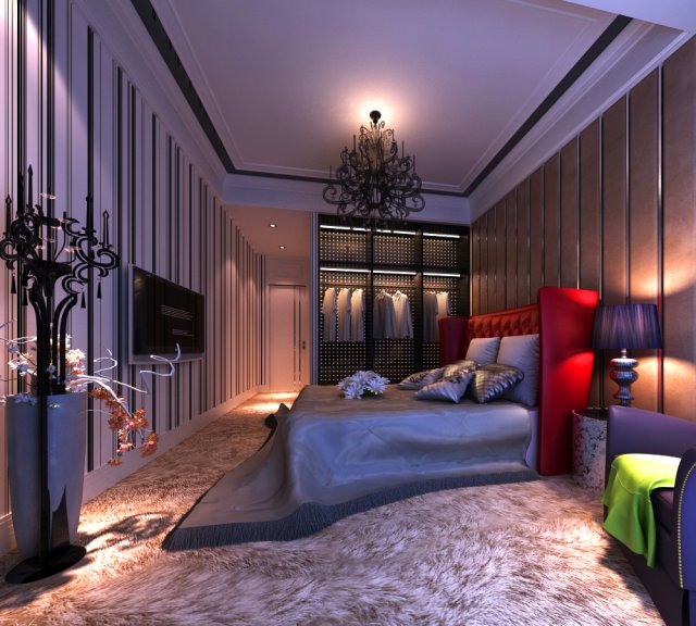3d home 1256 3D Model .c4d .max .obj .3ds .fbx .stl .blend 