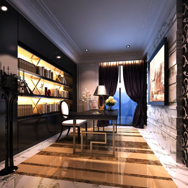 3d home 1264 3D Model .c4d .max .obj .3ds .fbx .stl .blend 