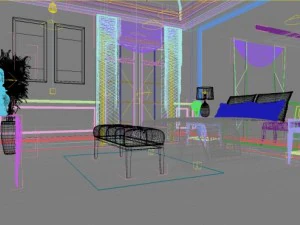 3d home 1292 3D Model