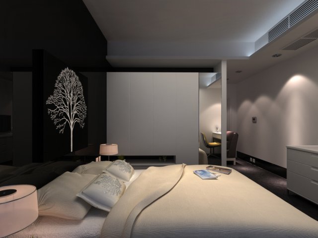 3d home 1295 3D Model .c4d .max .obj .3ds .fbx .stl .blend 