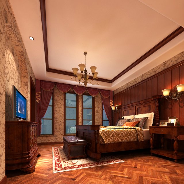 3d home 1297 Model 3D .c4d .max .obj .3ds .fbx .stl .blend 
