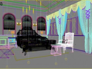 3d home 1298 3D Model