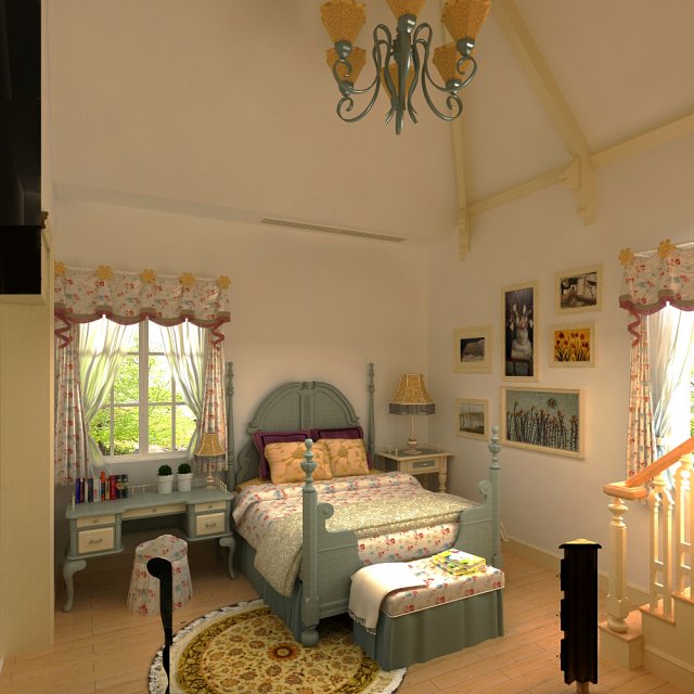 3d home 1303 Modello 3D .c4d .max .obj .3ds .fbx .stl .blend 