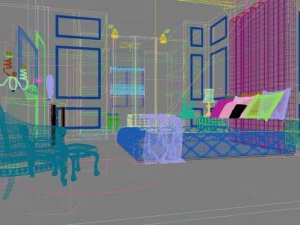 3d home 1305 3D Model