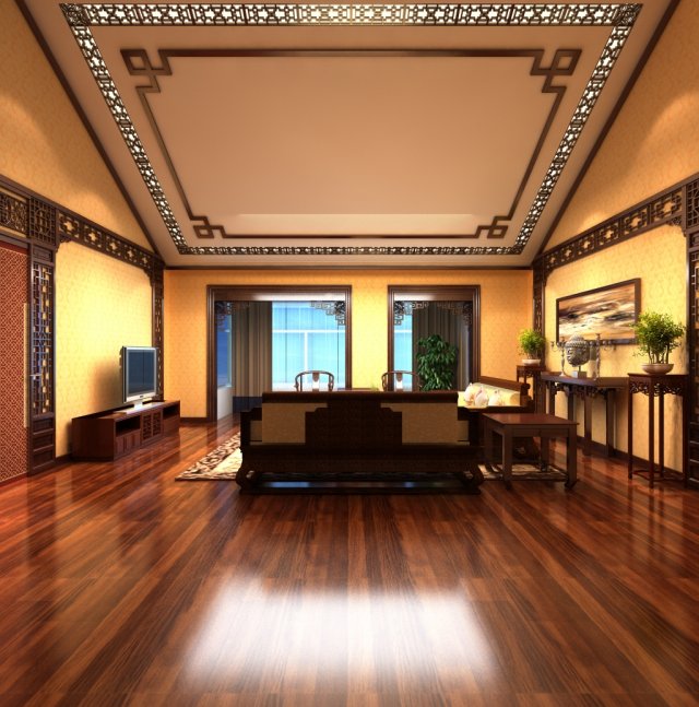 3d home 1325 3D Модель .c4d .max .obj .3ds .fbx .stl .blend 