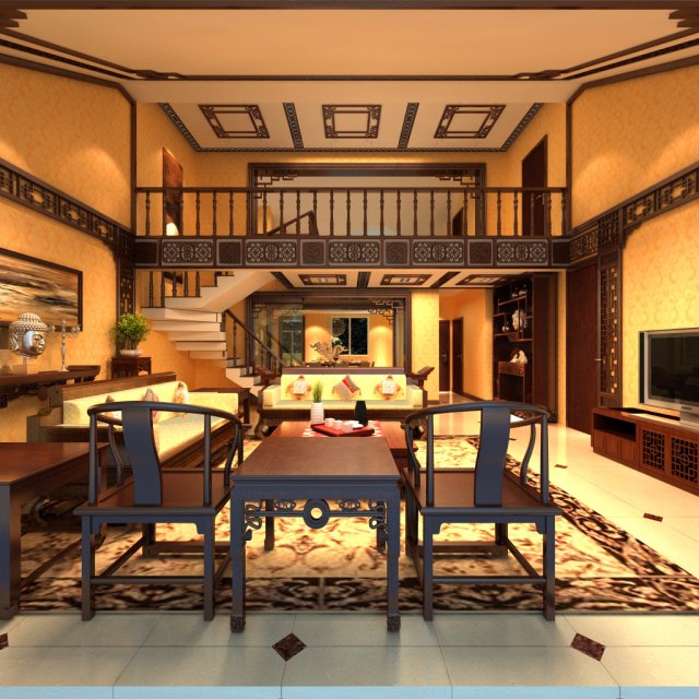 3d home 1326 Modello 3D .c4d .max .obj .3ds .fbx .stl .blend 