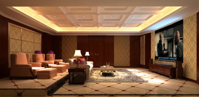 3d home 1330 3D 模型 .c4d .max .obj .3ds .fbx .stl .blend 