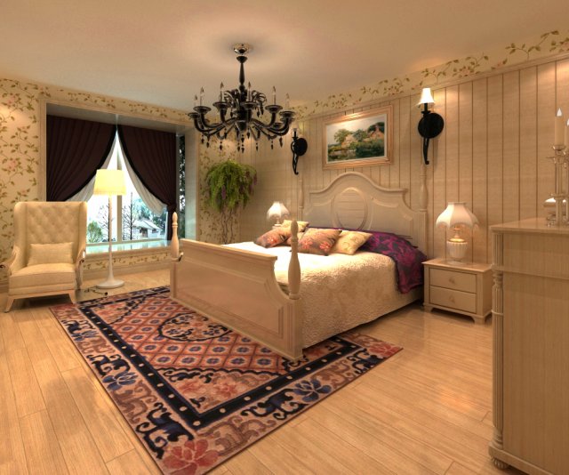3d home 1334 Model 3D .c4d .max .obj .3ds .fbx .stl .blend