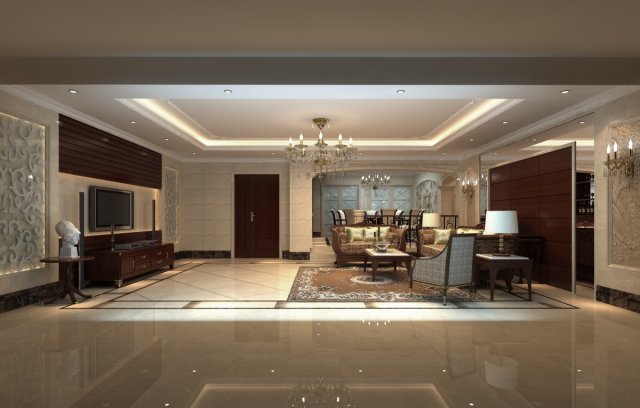3d home 1342 Modello 3D .c4d .max .obj .3ds .fbx .stl .blend 