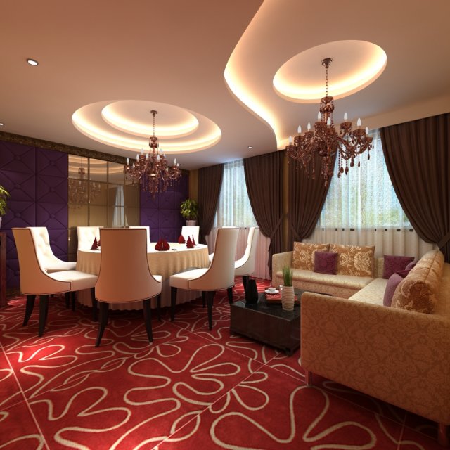 3d home 1345 3D Модель .c4d .max .obj .3ds .fbx .stl .blend 