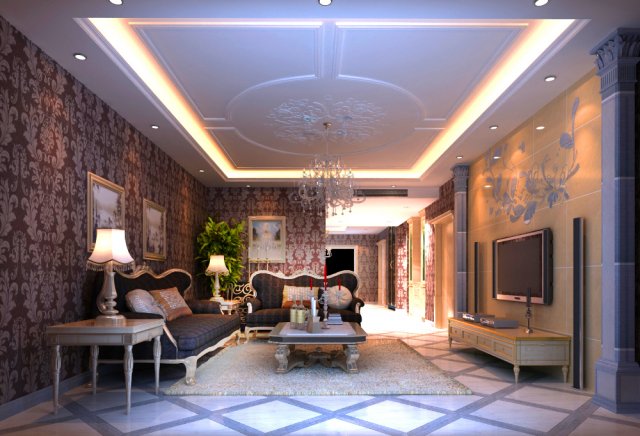 3d home 1348 3D Модель .c4d .max .obj .3ds .fbx .stl .blend 