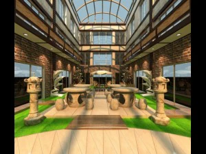 3D-huis 1356 3D Model