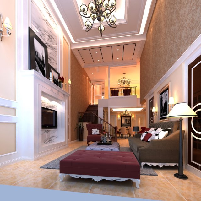 3d home 1360 3D 模型 .c4d .max .obj .3ds .fbx .stl .blend 