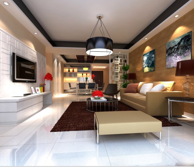 3d home 1361 3D Model .c4d .max .obj .3ds .fbx .stl .blend 