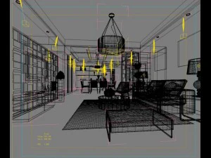 3d home 1361 3D Model