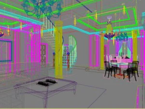 3d home 1381 3D Model