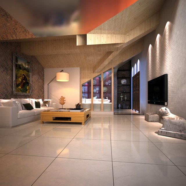 3d home 1388 3D 模型 .c4d .max .obj .3ds .fbx .stl .blend 