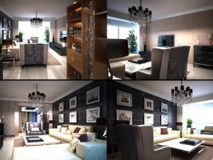 3d home 1398 3D Model