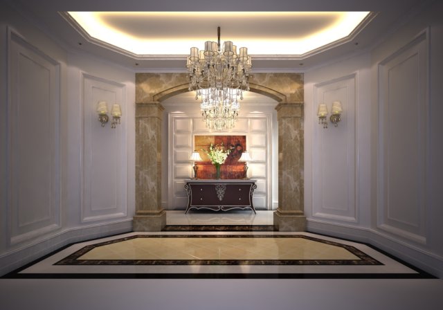 3d home 1406 3D Model .c4d .max .obj .3ds .fbx .stl .blend 