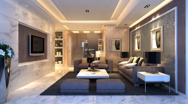 3d home 1414 3D 模型 .c4d .max .obj .3ds .fbx .stl .blend