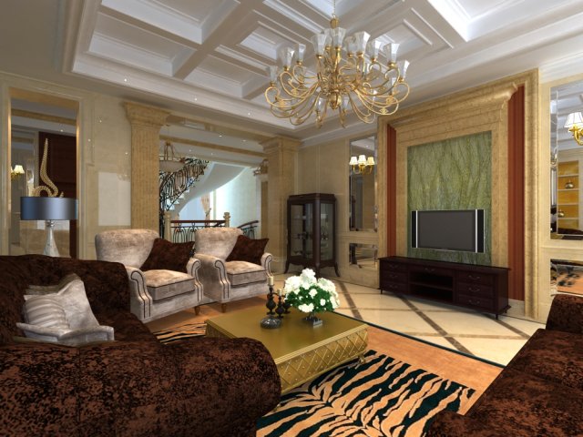 3d home 1424 3D 模型 .c4d .max .obj .3ds .fbx .stl .blend