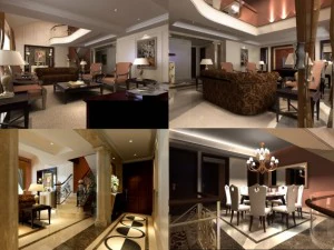 3D дом 1435 3D Модель