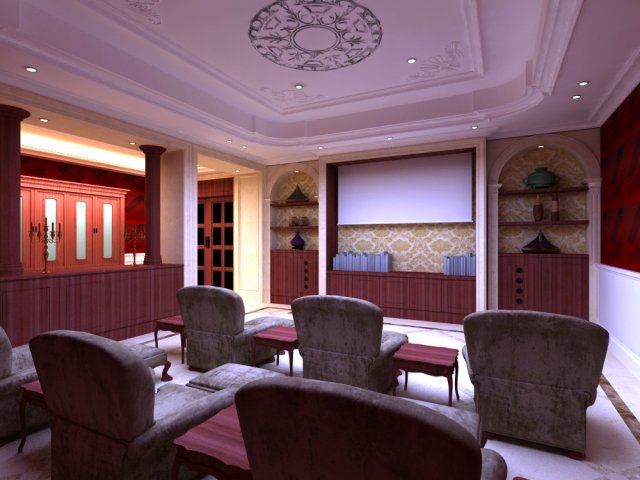 3d home 1439 Modello 3D .c4d .max .obj .3ds .fbx .stl .blend 