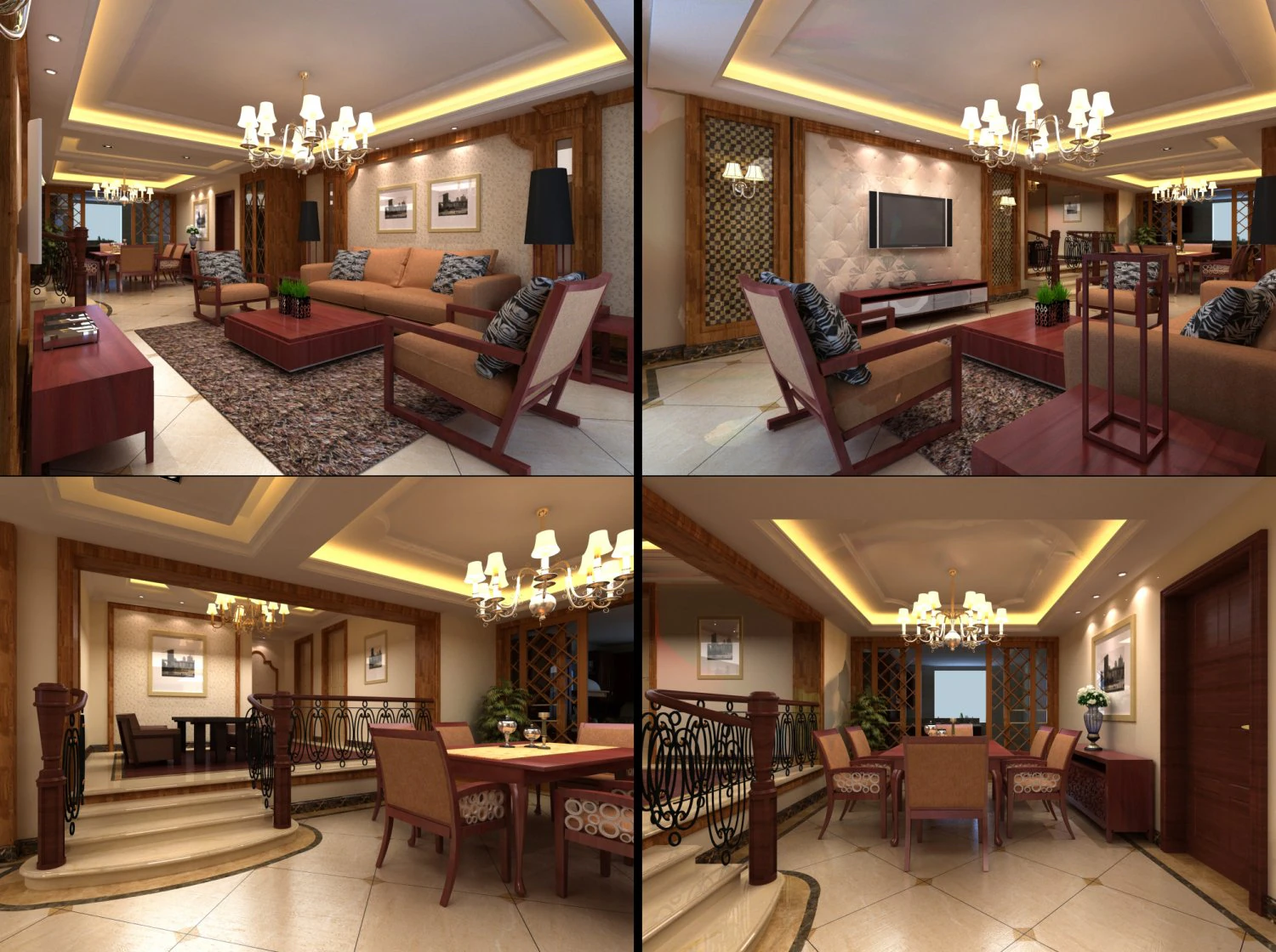 3d home 1441 3D Model .c4d .max .obj .3ds .fbx .stl .blend 